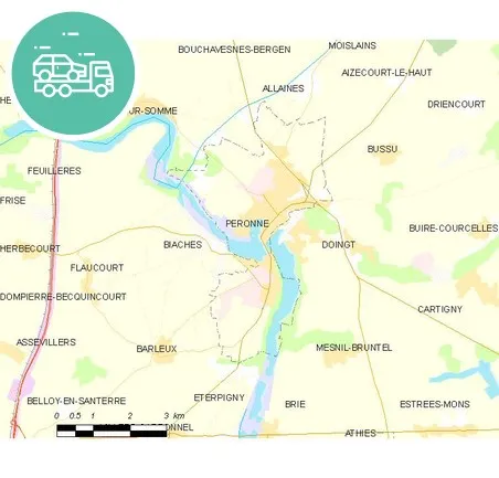 intervention épaviste à Péronne