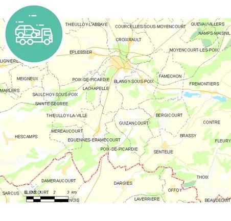 intervention épaviste à Poix-de-Picardie
