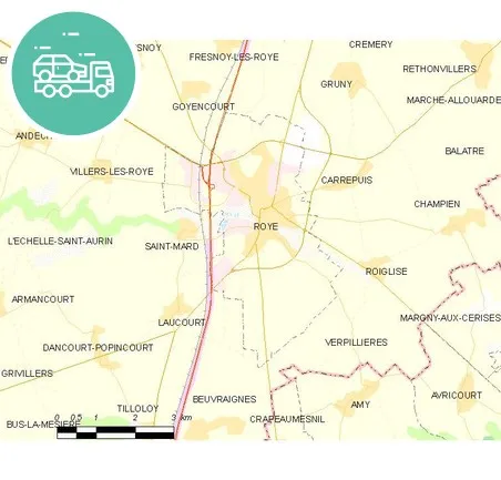 intervention épaviste à Roye