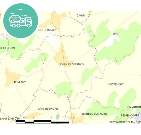 intervention épaviste à Sains-en-Amiénois