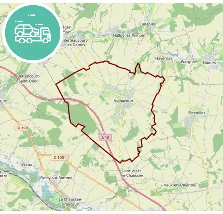 intervention épaviste à Vignacourt