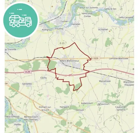 intervention épaviste à Villers-Bretonneux