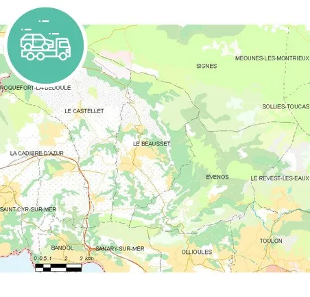 intervention épaviste à Beausset