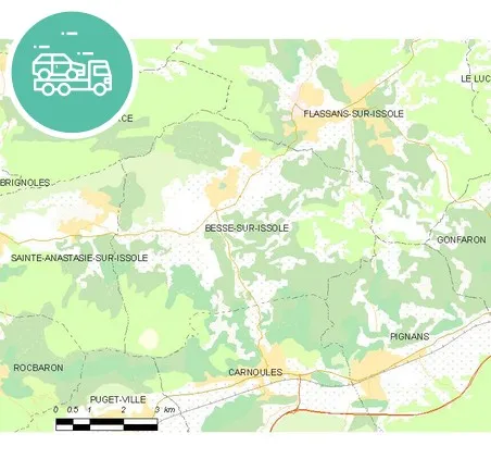 intervention épaviste à Besse-sur-Issole
