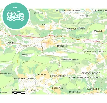 intervention épaviste à Brignoles