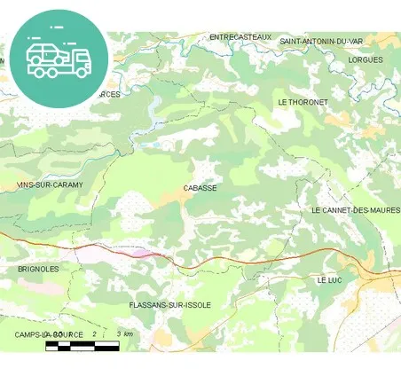 intervention épaviste à Cabasse