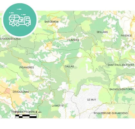 intervention épaviste à Callas