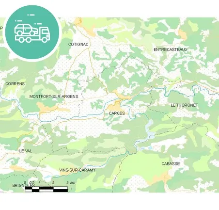 intervention épaviste à Carcès