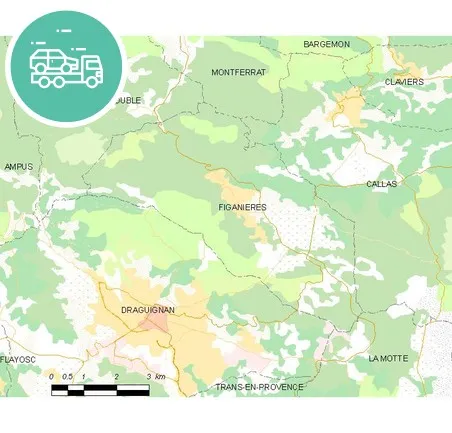 intervention épaviste à Figanières