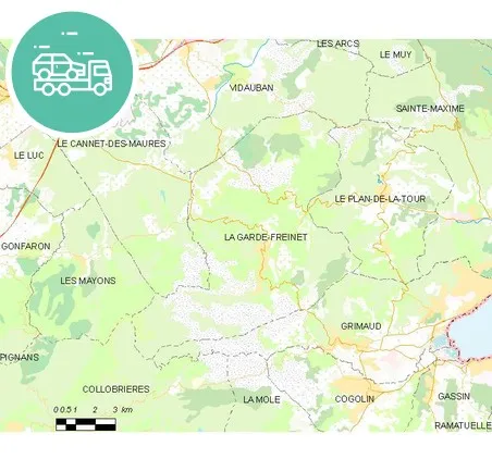 intervention épaviste à Garde-Freinet