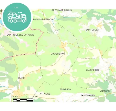 intervention épaviste à Ginasservis