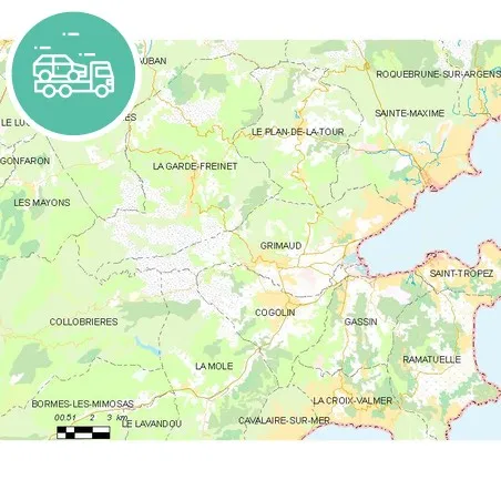 intervention épaviste à Grimaud