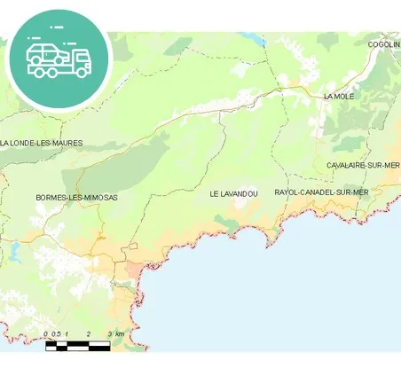 intervention épaviste à Lavandou