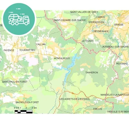 intervention épaviste à Montauroux