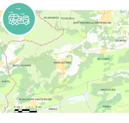 intervention épaviste à Nans-les-Pins