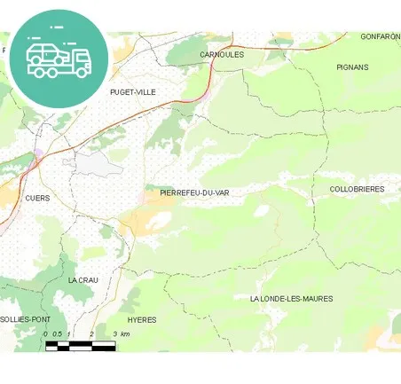 intervention épaviste à Pierrefeu-du-Var