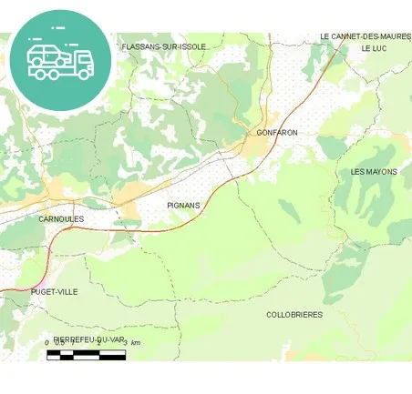 intervention épaviste à Pignans