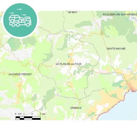 intervention épaviste à Plan-de-la-Tour
