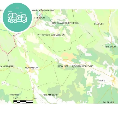 intervention épaviste à Régusse