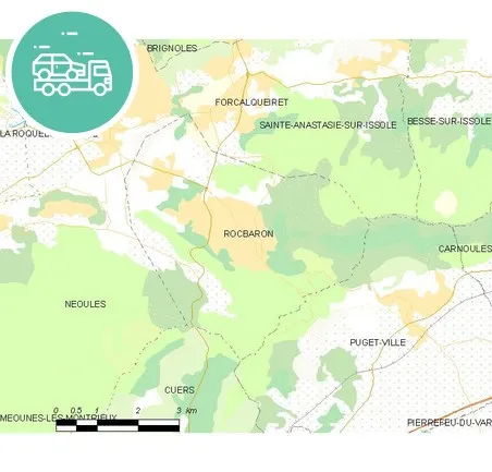 intervention épaviste à Rocbaron