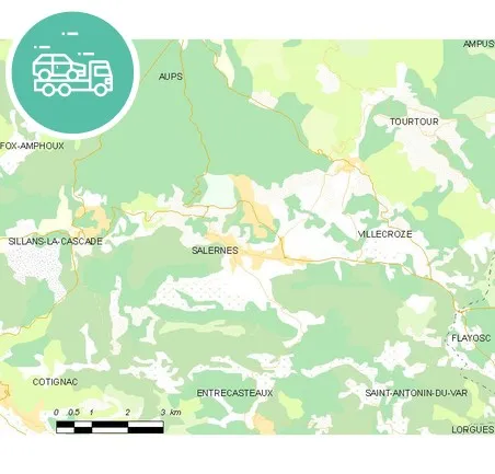intervention épaviste à Salernes
