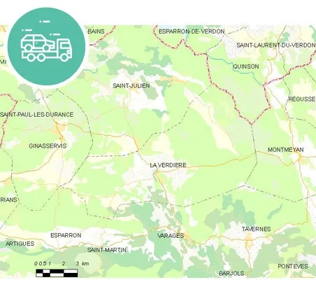 intervention épaviste à Verdière