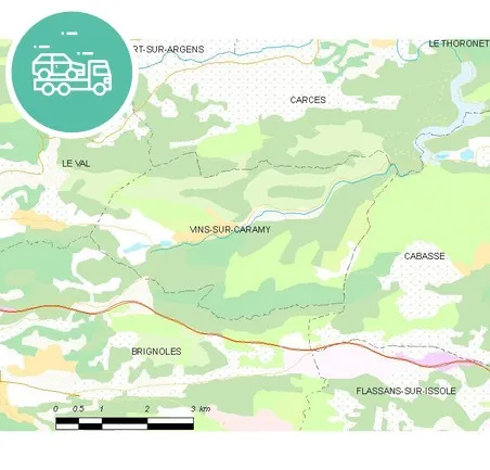 intervention épaviste à Vins-sur-Caramy