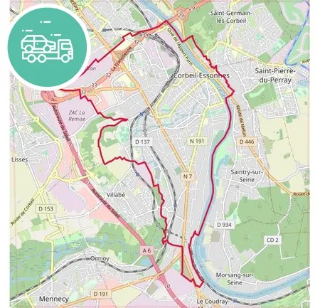 intervention épaviste à Corbeil-Essonnes