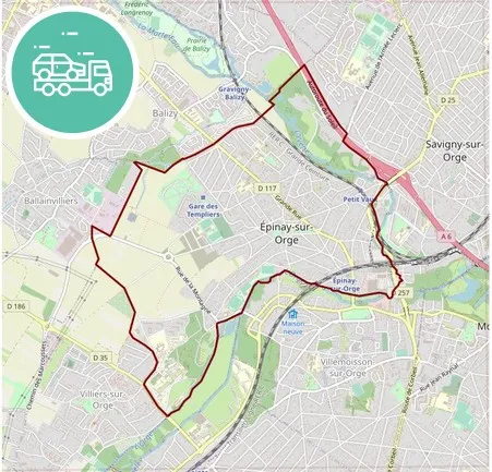 intervention épaviste à Épinay-sur-Orge