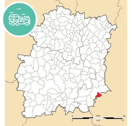 intervention épaviste à Oncy-sur-École