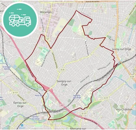 intervention épaviste à Savigny-sur-Orge