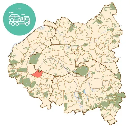 intervention épaviste à Issy-les-Moulineaux