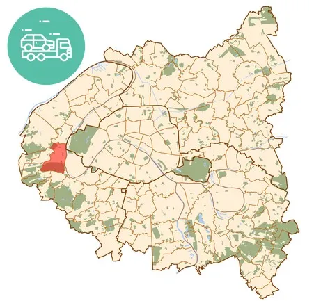 intervention épaviste à Saint-Cloud