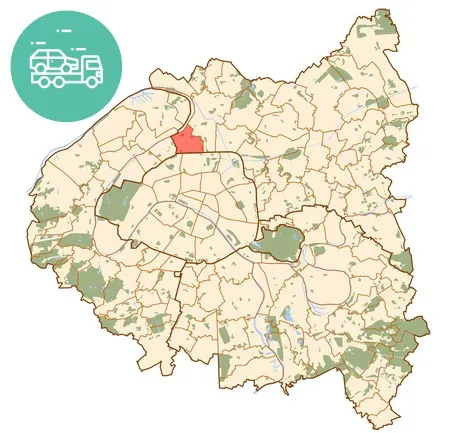 intervention épaviste à Saint-Ouen