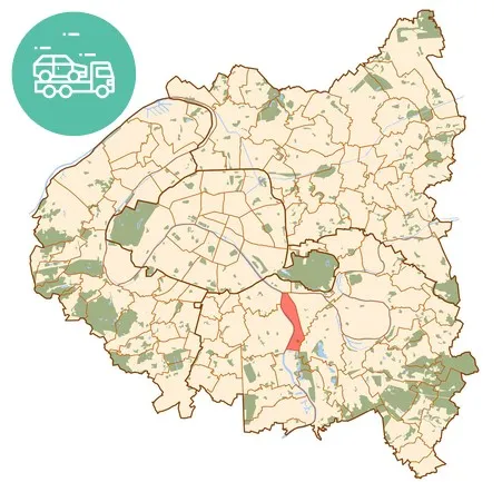 intervention épaviste à Alfortville