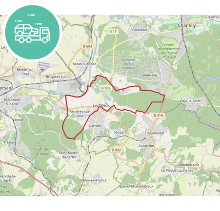 intervention épaviste à Asnières-sur-Oise