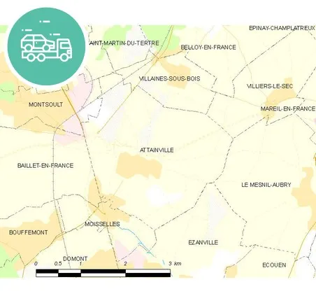 intervention épaviste à Attainville