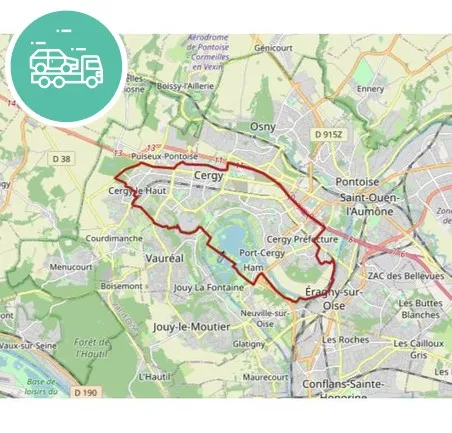 intervention épaviste à Cergy