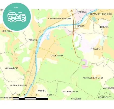 intervention épaviste à Isle-Adam