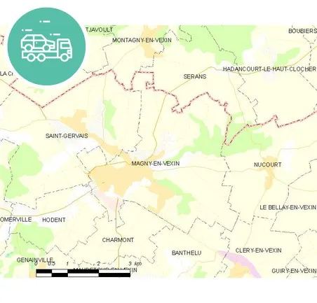 intervention épaviste à Magny-en-Vexin